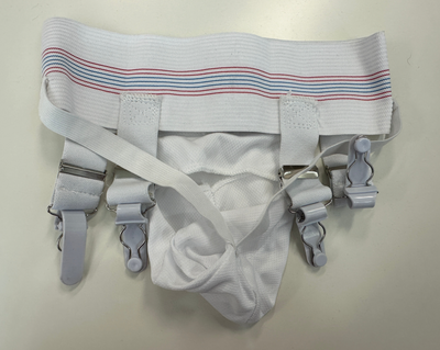 CEINTURE PORTE-JARRETELLES DE HOCKEY 3 EN 1 AVEC COQUILLE - JUNIOR