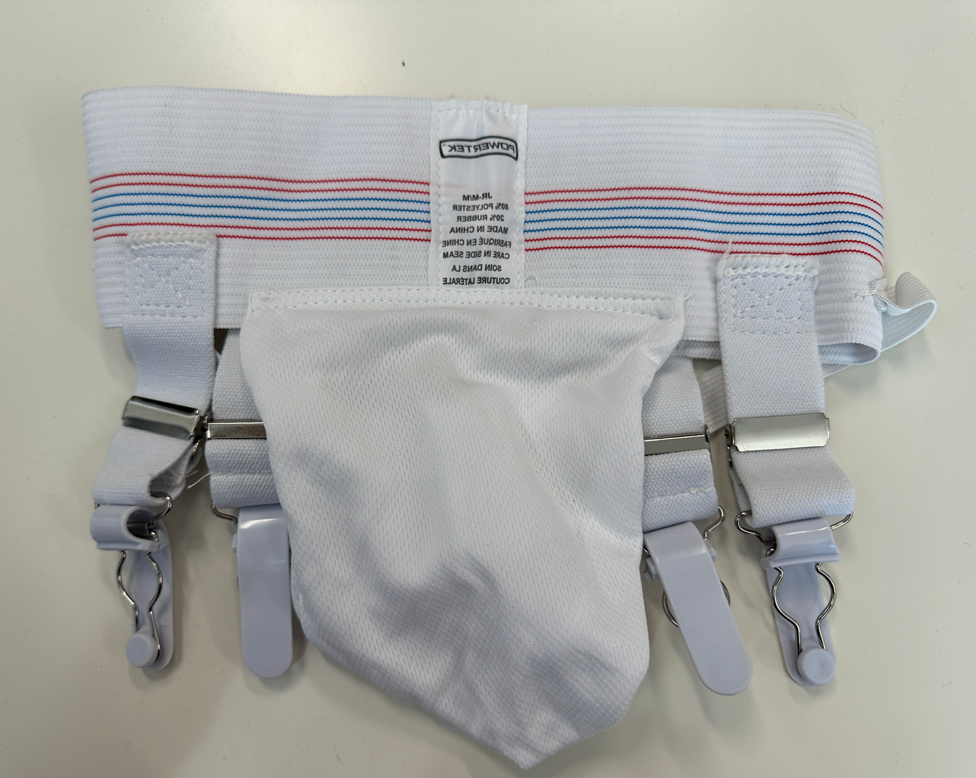 CEINTURE PORTE-JARRETELLES DE HOCKEY 3 EN 1 AVEC COQUILLE - JUNIOR