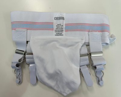 CEINTURE PORTE-JARRETELLES DE HOCKEY 3 EN 1 AVEC COQUILLE - JUNIOR