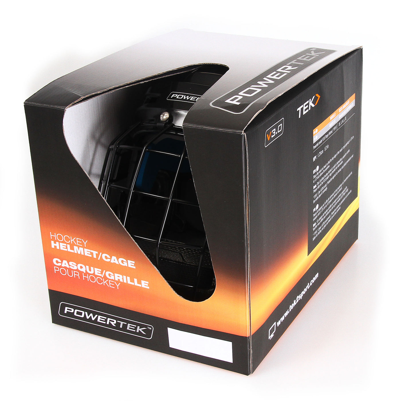V3.0 TEK PLAYER HELMET WITH CAGE - JUNIOR