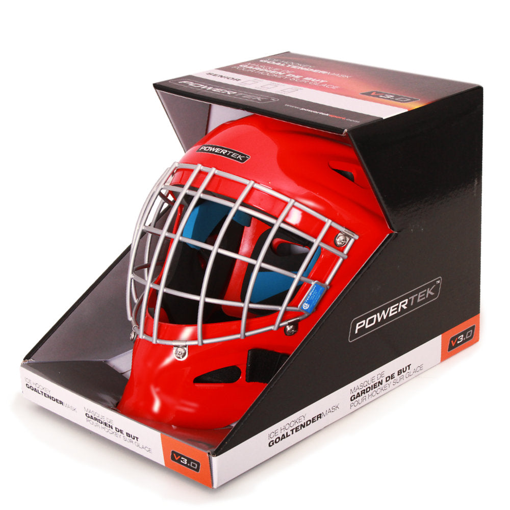 V3.0 TEK GOALIE MASK WITH CAGE - SENIOR