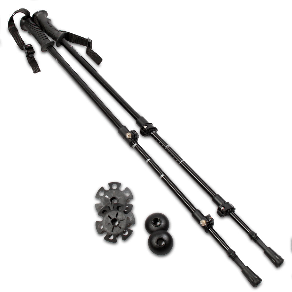 SASQUATCH WALKING POLES W/ CLIPS - SENIOR