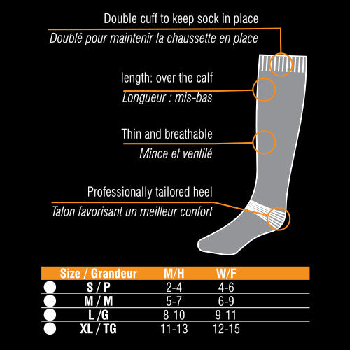 V5.0 TEK PRO COMPRESSION SOCK