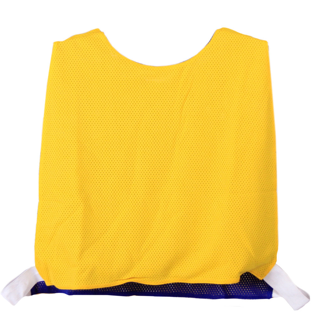 V5.0 DOSSARD REVERSIBLE JAUNE/BLEU ROYAL - JUNIOR