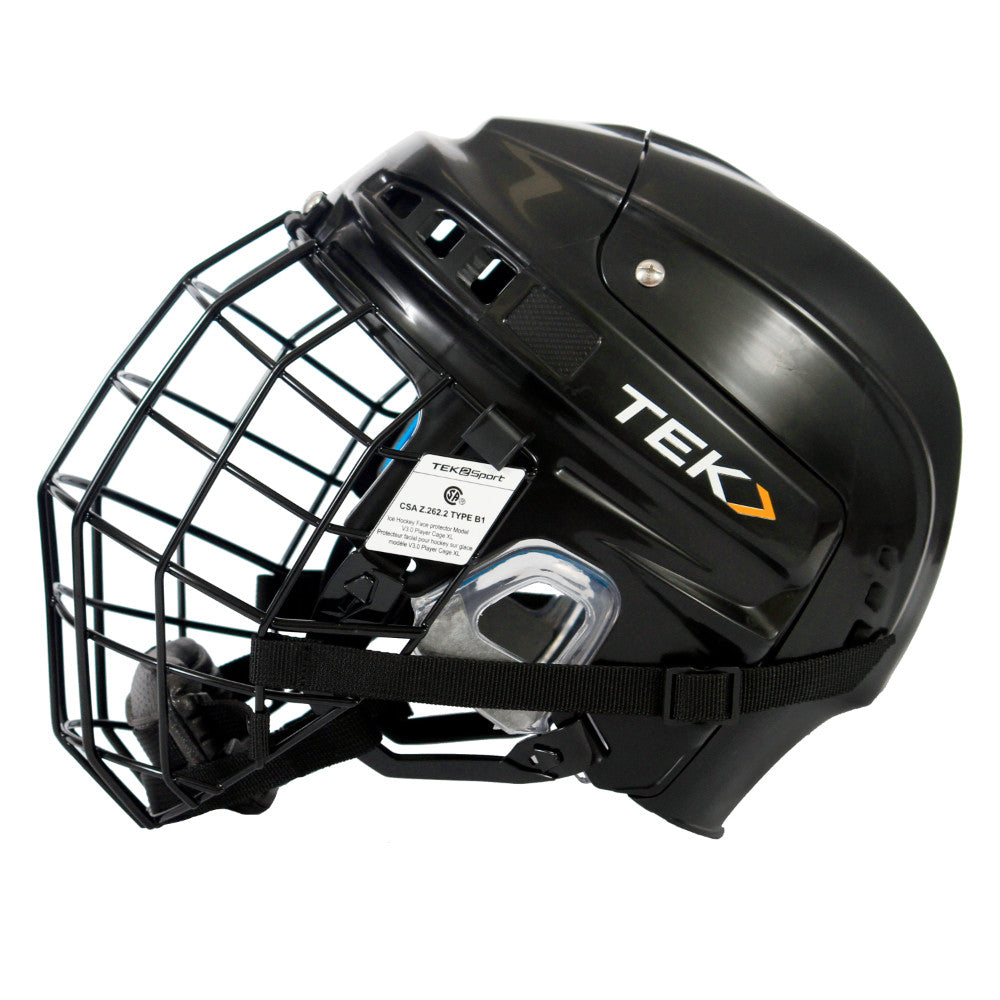 V3.0 TEK CASQUE DE JOUEUR AVEC GRILLE - JUNIOR