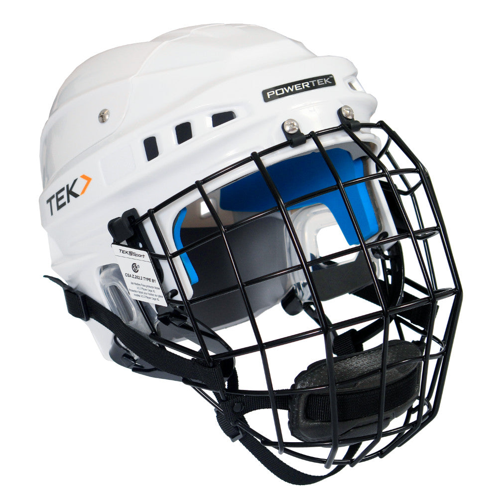 V3.0 TEK CASQUE DE JOUEUR AVEC GRILLE - JUNIOR